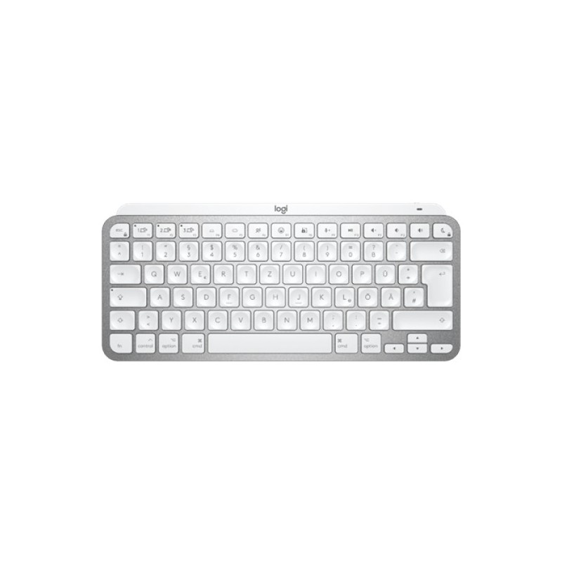 ORIGINAL Logitech Accessori per computer Argento / Bianco 920-010519 MX Keys Mini - Tastatur für MAC