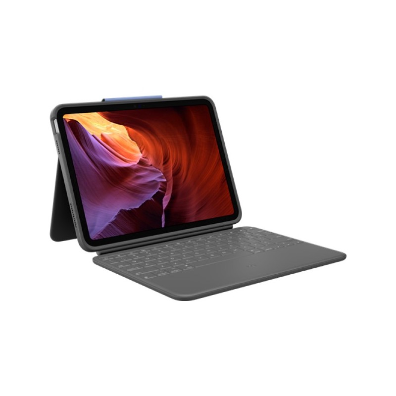 ORIGINAL Logitech Accessori per computer graphite 920-011200 Rugged Folio für iPad