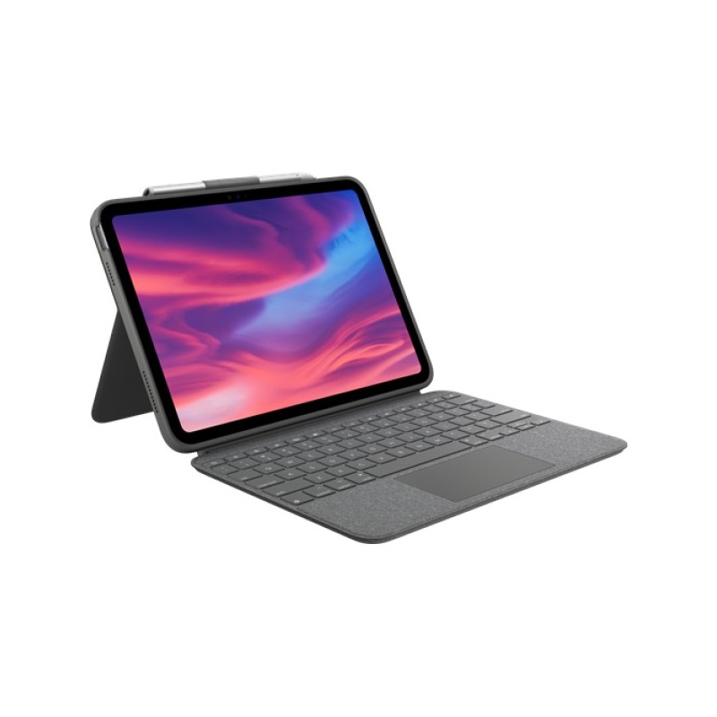 ORIGINAL Logitech Accessori per computer Grigio 920-011435 Combo Touch für iPad