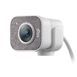 ORIGINAL Logitech Accessori per computer Bianco 960-001297 StreamCam Full HD, 1080p, 60 fps, f/2.0, 3.7 mm, 78°, USB C, USB 3.1,