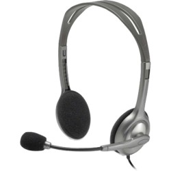 ORIGINAL Logitech Accessori per computer nero / Argento 981-000271 Stereo Headset H110