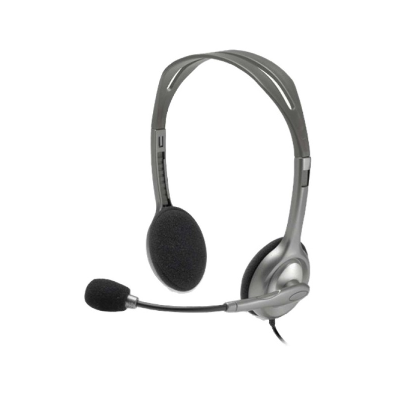 ORIGINAL Logitech Accessori per computer nero / Argento 981-000271 Stereo Headset H110
