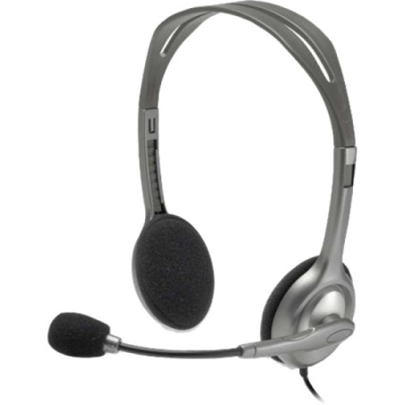 ORIGINAL Logitech Accessori per computer nero / Argento 981-000271 Stereo Headset H110
