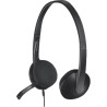ORIGINAL Logitech Accessori per computer nero 981-000475 USB - Headset H340 Auricolare Logitech, On-Ear, cablato, lunghezza cavo