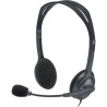 ORIGINAL Logitech Accessori per computer nero 981-000593 H111 - Headset Cuffia stereo Logitech, on-ear, con cavo, lunghezza 1,8 