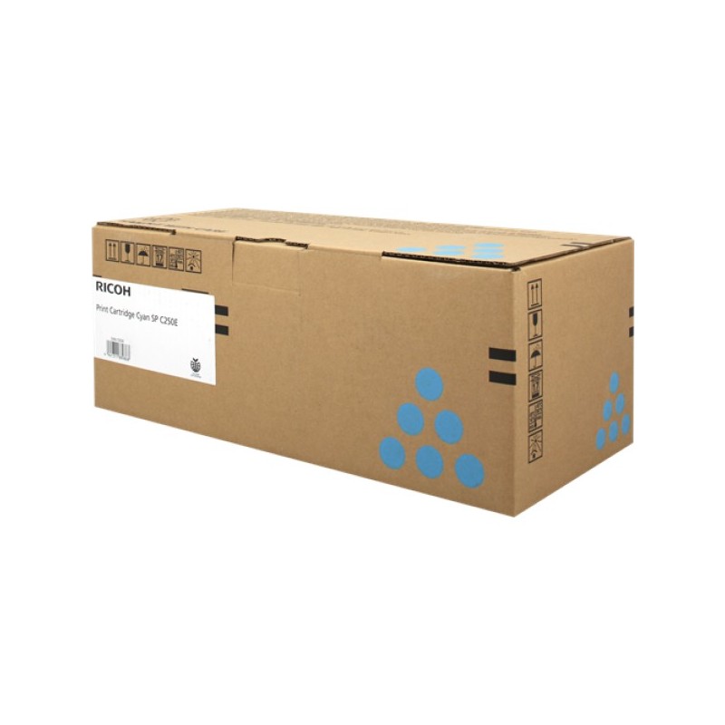 ORIGINAL Ricoh toner ciano 407544 SP C250EC ~1600 Seiten