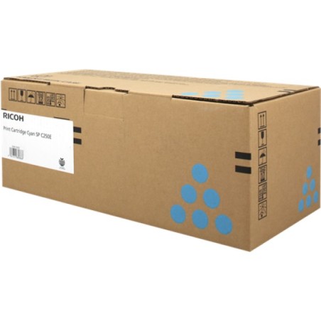 ORIGINAL Ricoh toner ciano 407544 SP C250EC ~1600 Seiten