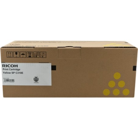 ORIGINAL Ricoh toner giallo 407639 SP C310EY ~2500 Seiten standard