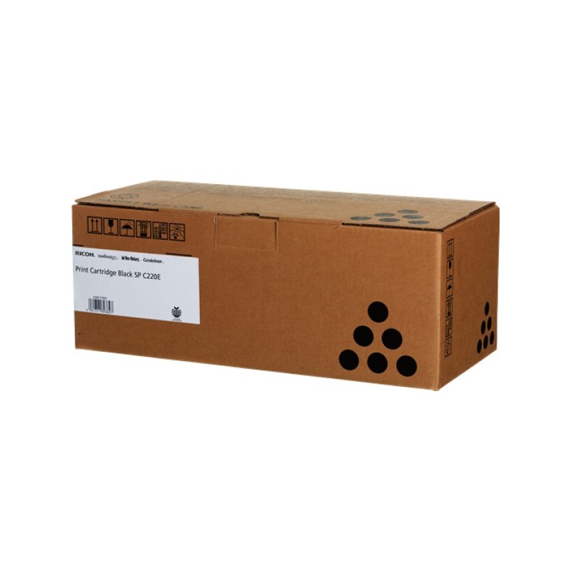 ORIGINAL Ricoh toner nero 407642 SP C220EBK ~2000 Seiten SP C220E