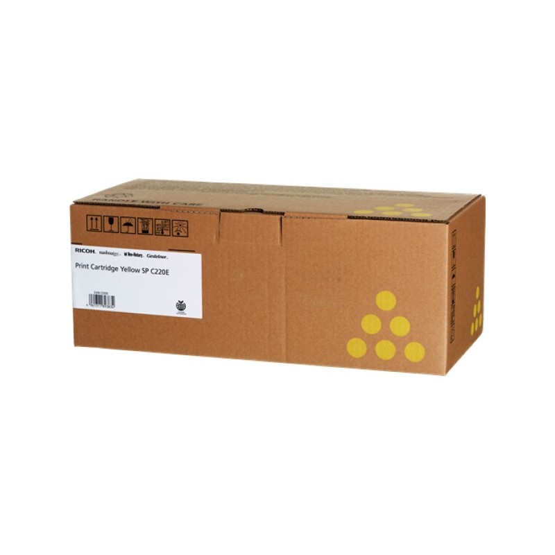 ORIGINAL Ricoh toner giallo 407643 SP C220EY ~2000 Seiten SP C220E