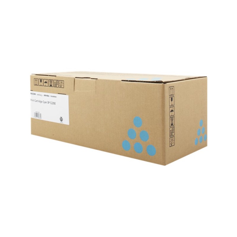 ORIGINAL Ricoh toner ciano 407645 SP C220EC ~2000 Seiten SP C220E
