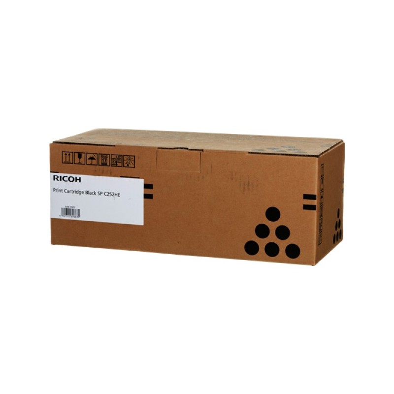 ORIGINAL Ricoh toner nero 407716 SP C252HEBK ~6500 Seiten