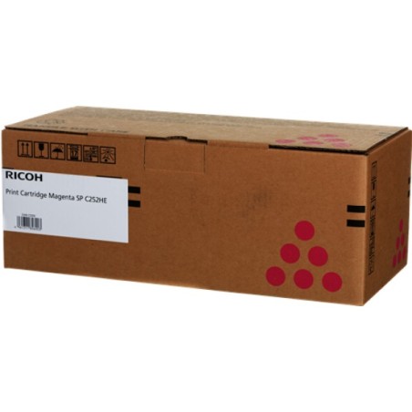 ORIGINAL Ricoh toner magenta 407718 SP C252HEM ~6000 Seiten
