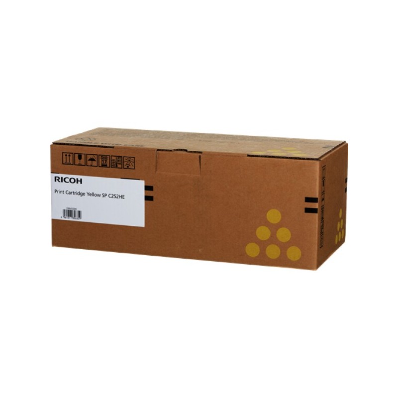 ORIGINAL Ricoh toner giallo 407719 SP C252HEY ~6000 Seiten