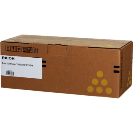 ORIGINAL Ricoh toner giallo 407719 SP C252HEY ~6000 Seiten