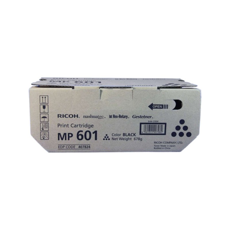 ORIGINAL Ricoh toner nero 407824 MP601BK ~25000 Seiten