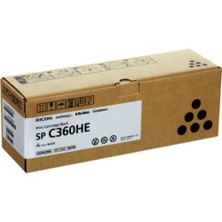 ORIGINAL Ricoh toner nero 408184 SP C360HEBK ~7000 Seiten
