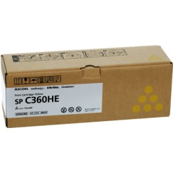 ORIGINAL Ricoh toner giallo 408187 SP C360HEY ~5000 Seiten