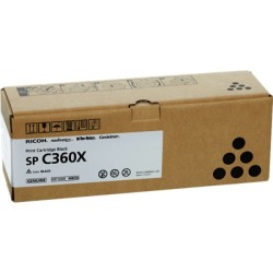 ORIGINAL Ricoh toner nero 408250 SP C360XBK ~10000 Seiten