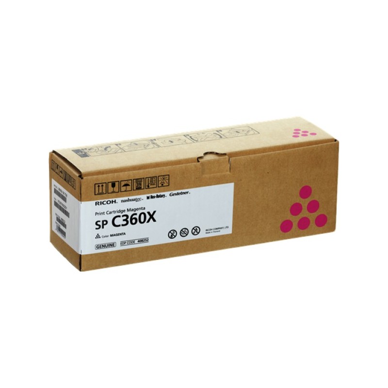 ORIGINAL Ricoh toner magenta 408252 SP C360XM ~9000 Seiten