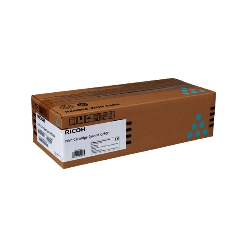ORIGINAL Ricoh toner ciano 408341 M C250HC ~6300 Seiten