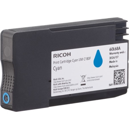 ORIGINAL Ricoh Cartuccia d'inchiostro ciano 408518 Cyan IJM C180F ~1600 Seiten