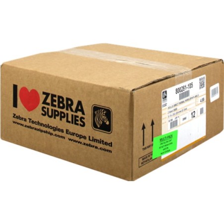 <p>ORIGINAL Zebra Etichette Bianco 800261-105 12PCK Z -Select 12 Rotoli, termo, 2000D, 31,75x25,4 mm, 2580 Et./Rotolo</p>