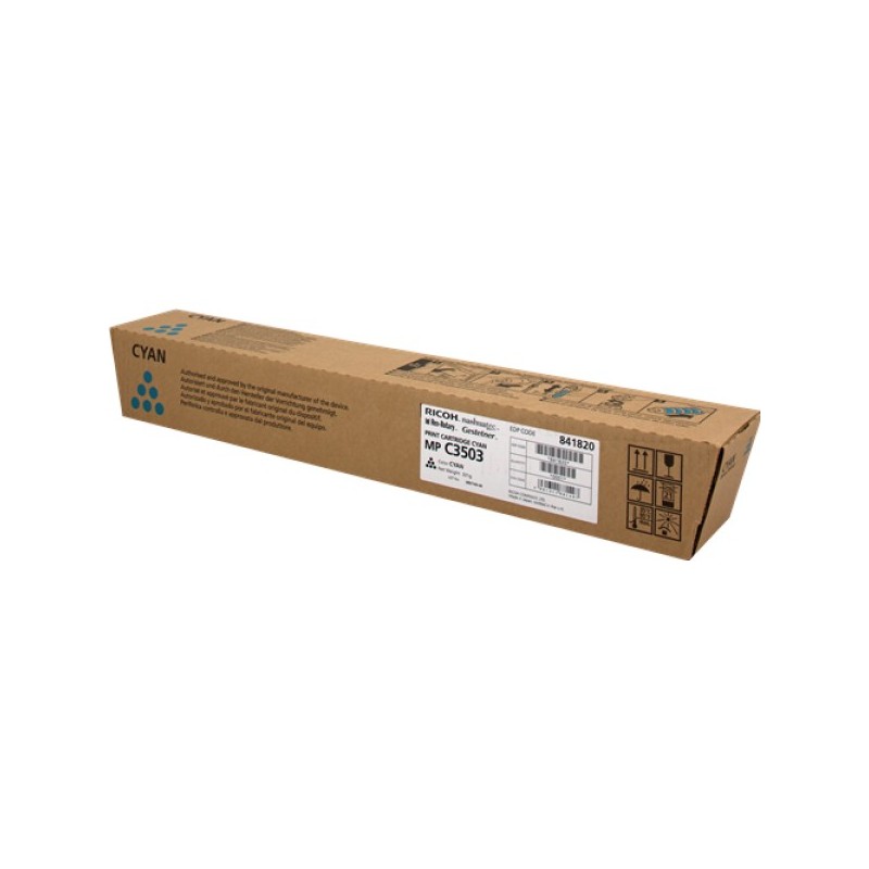 ORIGINAL Ricoh toner ciano 841820 MP C3503C ~18000 Seiten