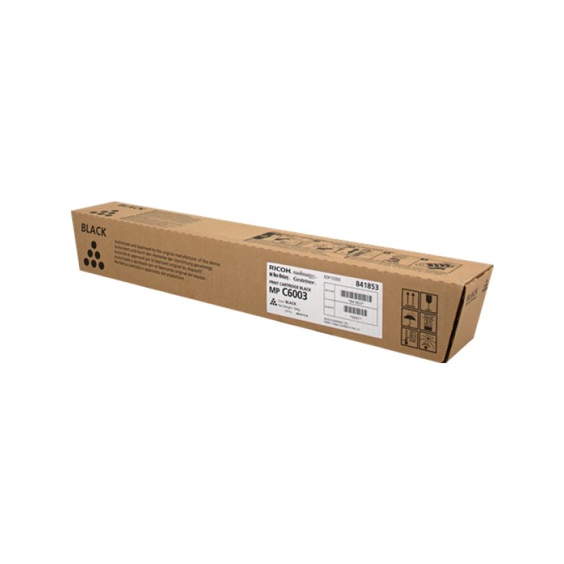 ORIGINAL Ricoh toner nero 841853 MP C6003BK ~33000 Seiten