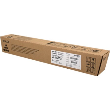 ORIGINAL Ricoh toner nero 841853 MP C6003BK ~33000 Seiten