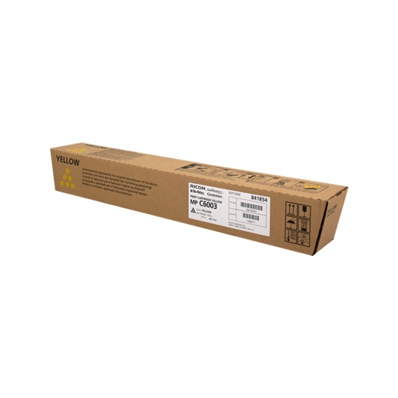ORIGINAL Ricoh toner giallo 841854 MP C6003Y ~22500 Seiten