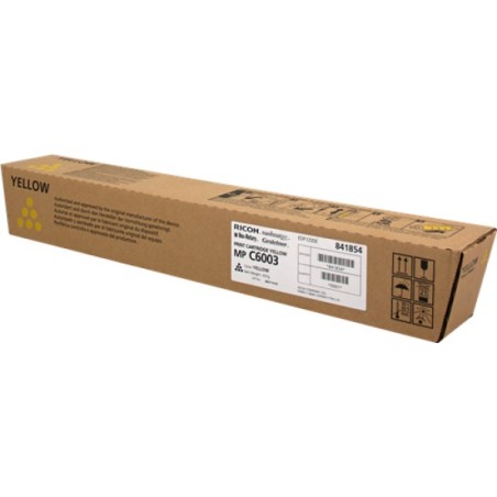 ORIGINAL Ricoh toner giallo 841854 MP C6003Y ~22500 Seiten