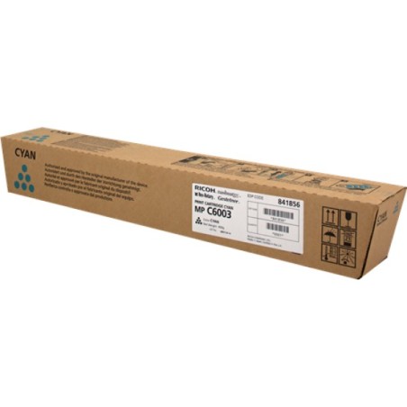ORIGINAL Ricoh toner ciano 841856 MP C6003C ~22500 Seiten