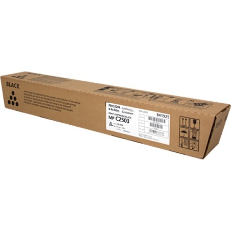 ORIGINAL Ricoh toner nero 841925 MP C2503bk ~15000 Seiten