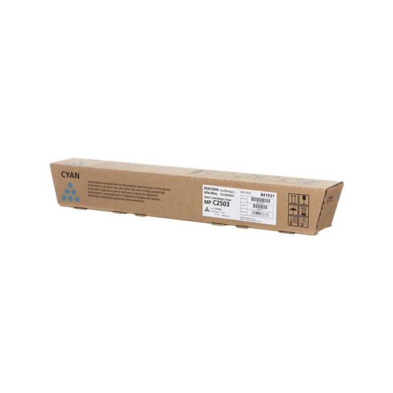 ORIGINAL Ricoh toner ciano 841931 MP C2503c ~5500 Seiten