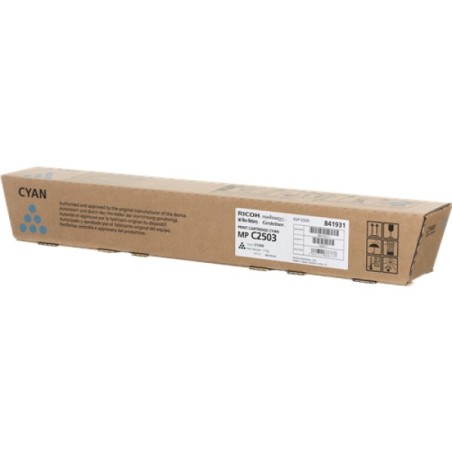 ORIGINAL Ricoh toner ciano 841931 MP C2503c ~5500 Seiten