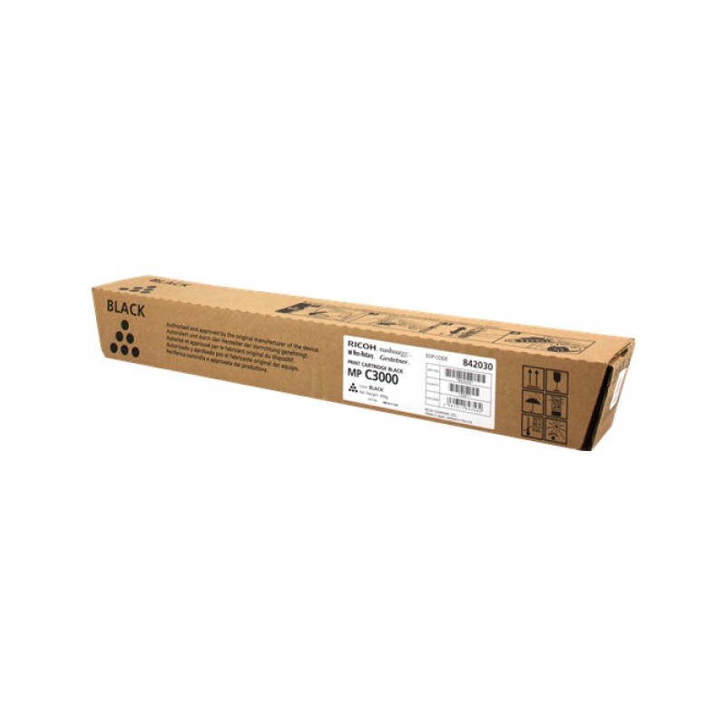 ORIGINAL Ricoh toner nero 842030 MP C3000BK ~20000 Seiten Ricoh 842030 / 888640 / 884946