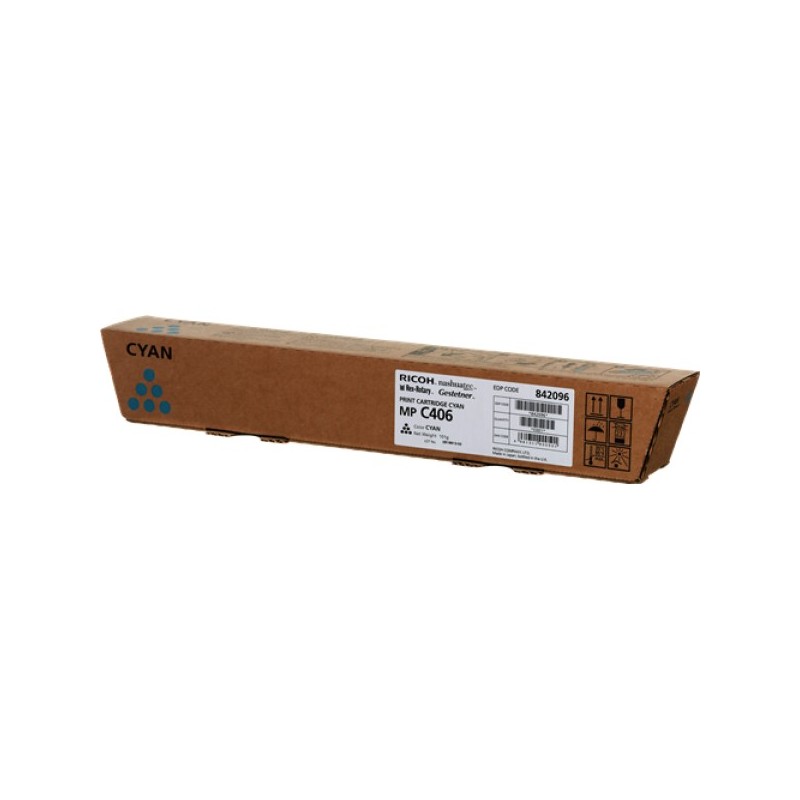 ORIGINAL Ricoh toner ciano 842096 MP C306C ~6000 Seiten