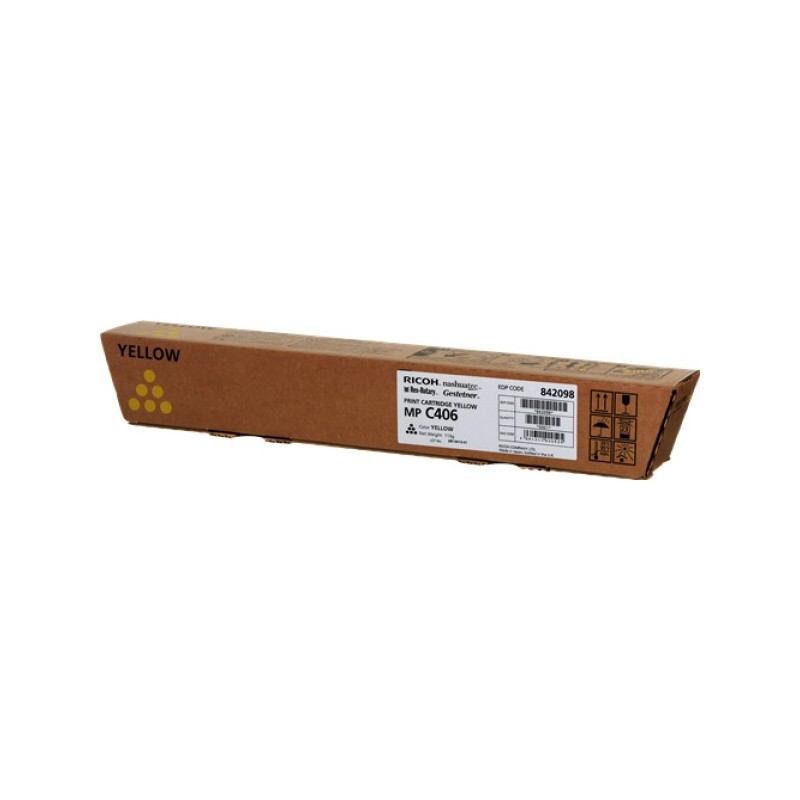ORIGINAL Ricoh toner giallo 842098 MP C306Y ~6000 Seiten