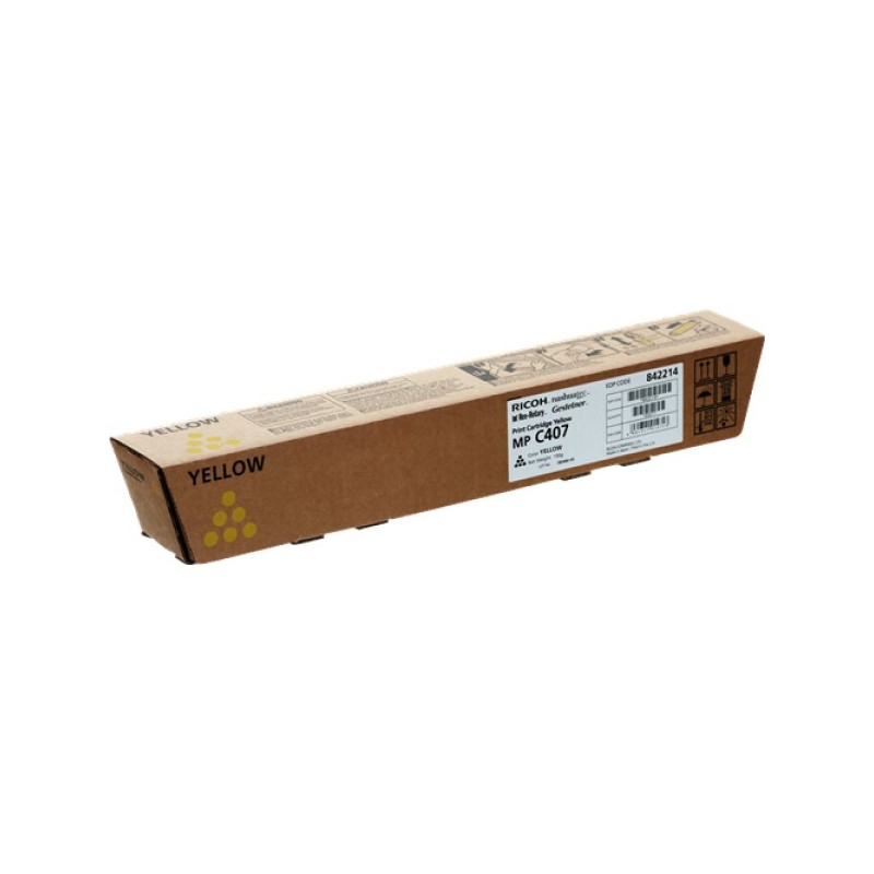 ORIGINAL Ricoh toner giallo 842214 MP C407SPF ~8000 Seiten
