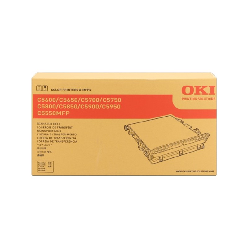 ORIGINAL OKI unità di trasporto 43363412 C5600/5650 ~60000 Seiten cinghia di trasferimento