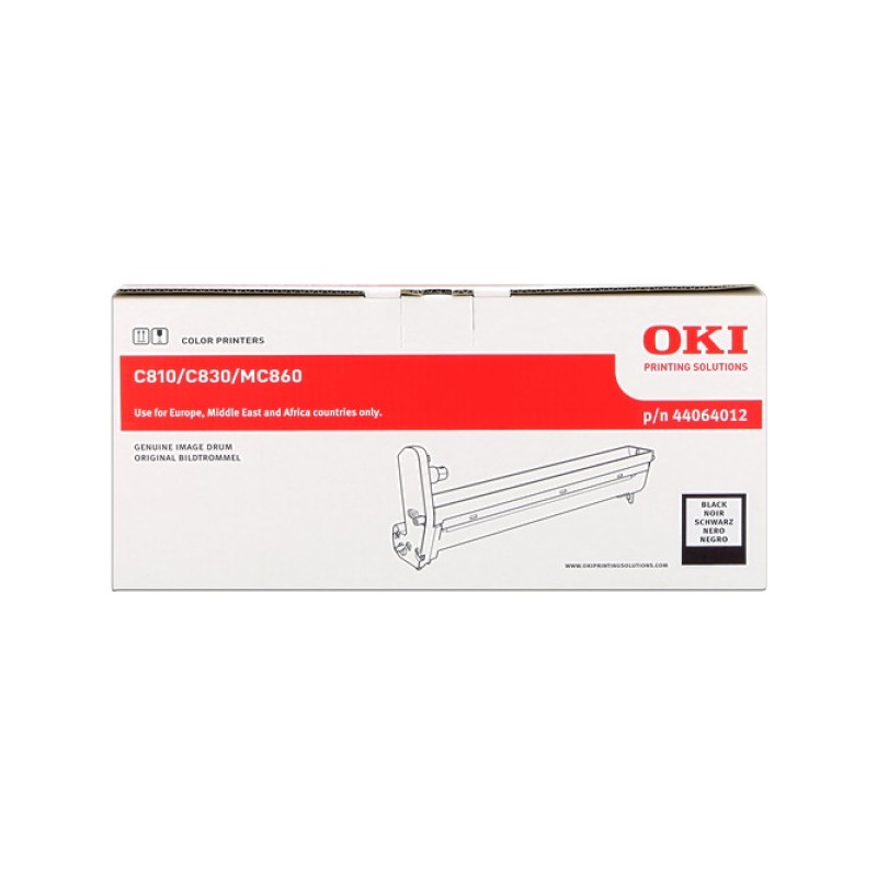 ORIGINAL OKI Tamburo nero 44064012 C810/830 ~20000 Seiten