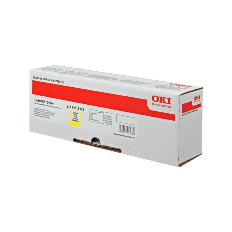 ORIGINAL OKI toner giallo 44315305 C610 ~6000 Seiten