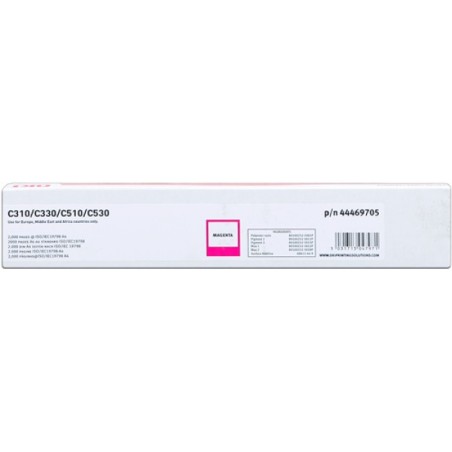 ORIGINAL OKI toner magenta 44469705 C310/330/510/530 ~2000 Seiten