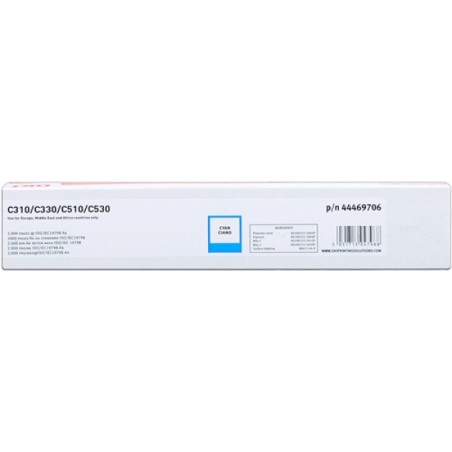 ORIGINAL OKI toner ciano 44469706 C310/330/510/530 ~2000 Seiten
