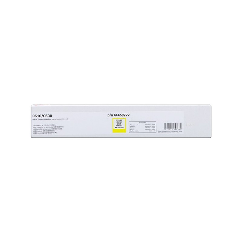 ORIGINAL OKI toner giallo 44469722 C510/530 ~5000 Seiten