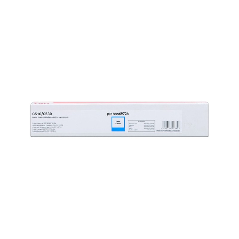 ORIGINAL OKI toner ciano 44469724 C510/530 ~5000 Seiten