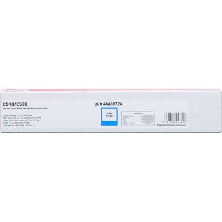 ORIGINAL OKI toner ciano 44469724 C510/530 ~5000 Seiten