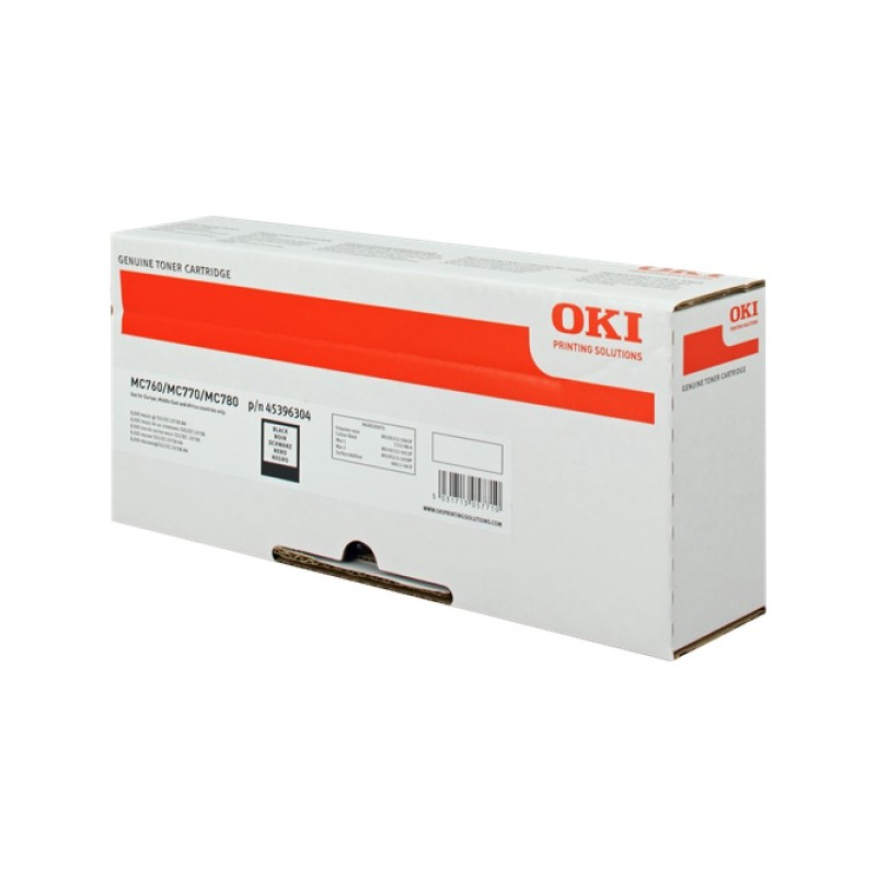 ORIGINAL OKI toner nero 45396304 MC760 ~8000 Seiten