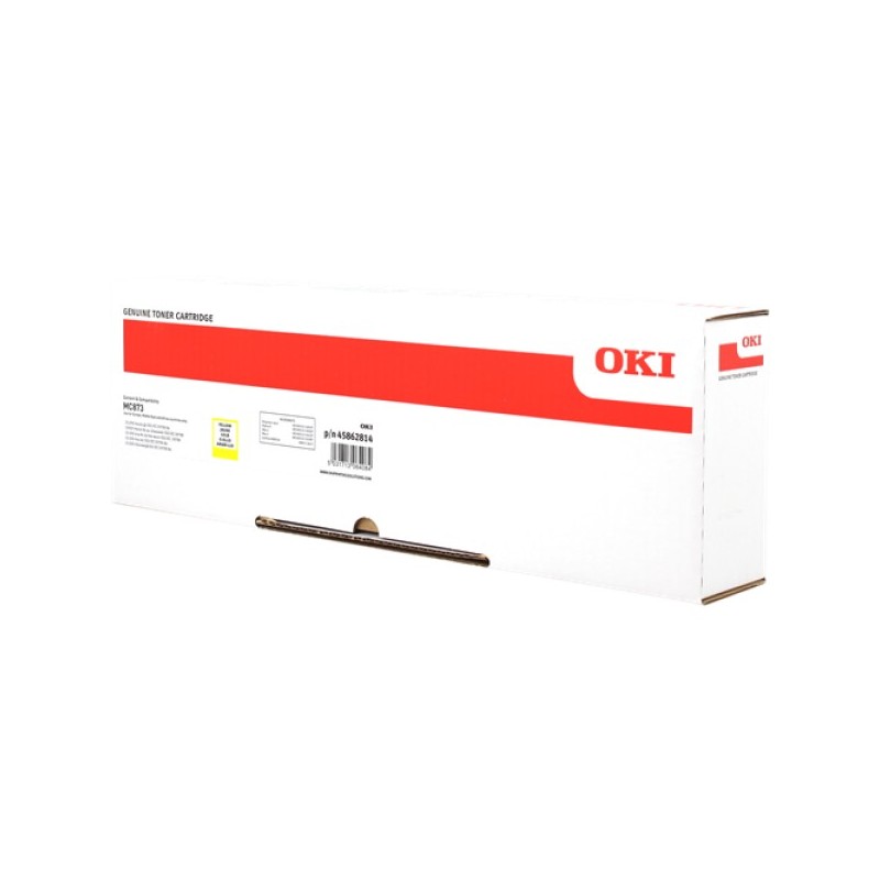 ORIGINAL OKI toner giallo 45862814 MC873 ~10000 Seiten